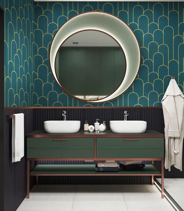 Green_&_Gold_Peel_And_Stick_Wallpaper_With_A_Giometric_Art_Deco_Pattern_Peel_&_Stick,_Waterproof,_Self-Adhesive_Ideal_For_Homes_&_Shops