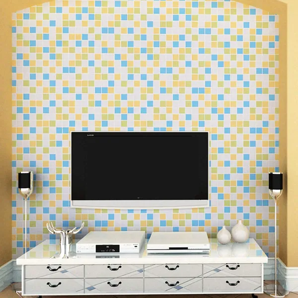 Multicolor_Square_Block_Pattern_Wallpaper_With_White,_Light_Blue,_Light_Green_&_Light_Orange_/_Yellow_ShadePeel_&_Stick,_Waterproof,_Self-Adhesive_Ideal_For_Homes_&_Shops
