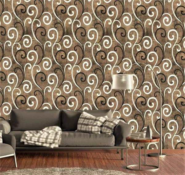 Brown_&_White_Scroll_Or_Swirl_Pattern_Wallpaper_Peel_&_Stick,_Waterproof,_Self-Adhesive_Ideal_For_Homes_&_Shops