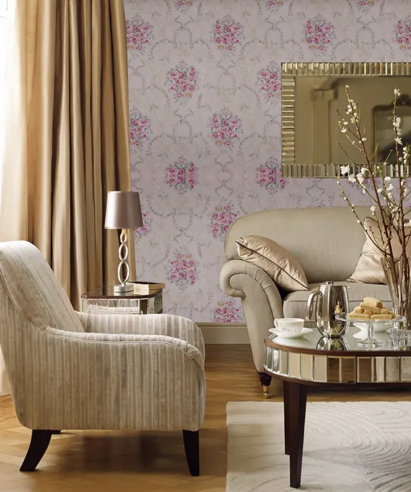 Beige_Floral_Damask_Pattern_Wallpaper_With_Roses_And_Foliage_On_Cream_Or_Beige_Color_Peel_&_Stick,_Waterproof,_Self-Adhesive