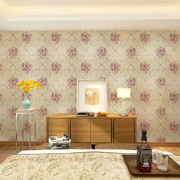 Beige_Floral_Damask_Pattern_Wallpaper_With_Roses_And_Foliage_On_Cream_Or_Beige_Color_Peel_&_Stick,_Waterproof,_Self-Adhesive