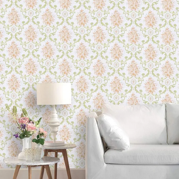 Light_Gold_Damask_Patterned_Wallpaper_Peel_&_Stick,_Waterproof,_Self-Adhesive_Ideal_For_Homes_&_Shops