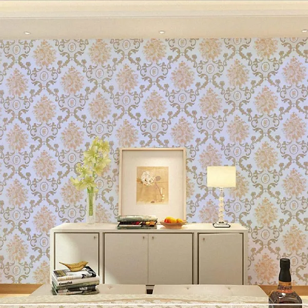 Light_Gold_Damask_Patterned_Wallpaper_Peel_&_Stick,_Waterproof,_Self-Adhesive_Ideal_For_Homes_&_Shops