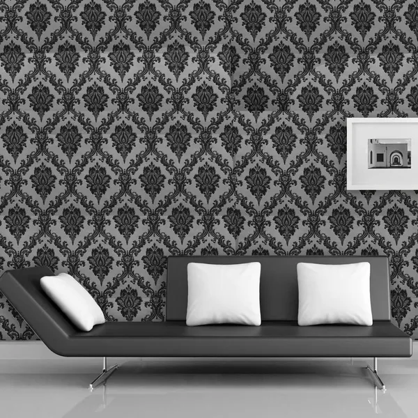 Brown_&_White_Damask_Patterned_Wallpaper_Or_Wall_Sticker_Peel_&_Stick,_Waterproof,_Self-Adhesive_Ideal_For_Homes_&_Shops