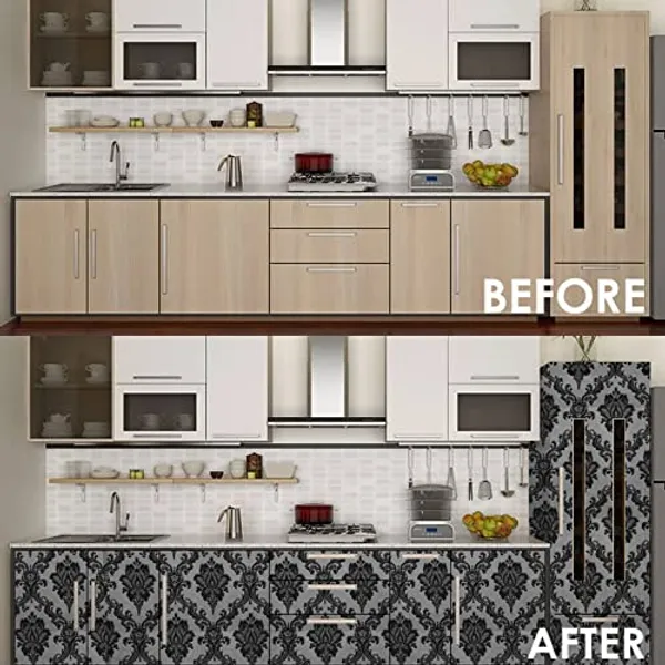 Brown_&_White_Damask_Patterned_Wallpaper_Or_Wall_Sticker_Peel_&_Stick,_Waterproof,_Self-Adhesive_Ideal_For_Homes_&_Shops