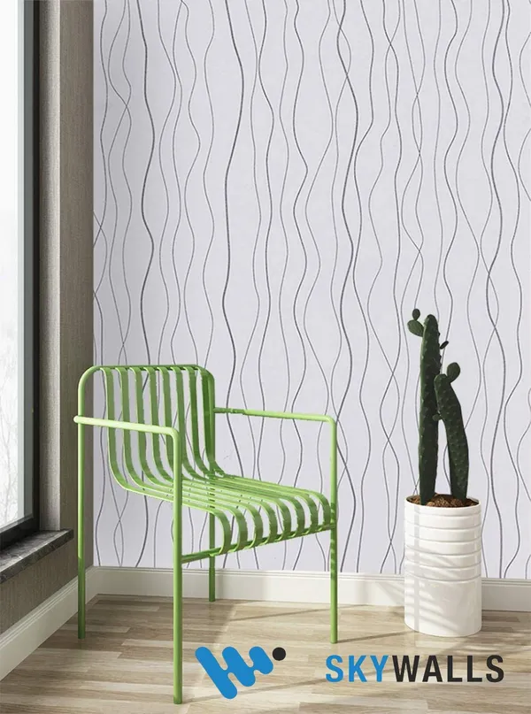 Silver_&_Grey_Background_With_Lining_Wallpaper_Peel_&_Stick,_Waterproof,_Self-Adhesive_Ideal_For_Homes_&_Shops