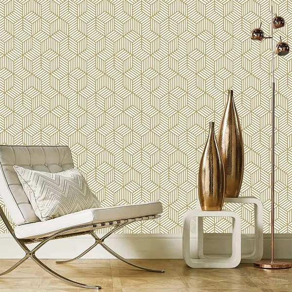 White_&_Gold_Giometric_Self_Adhesive_Wallpaper_Peel_&_Stick,_Waterproof,_Self-Adhesive_Ideal_For_Homes_&_Shops