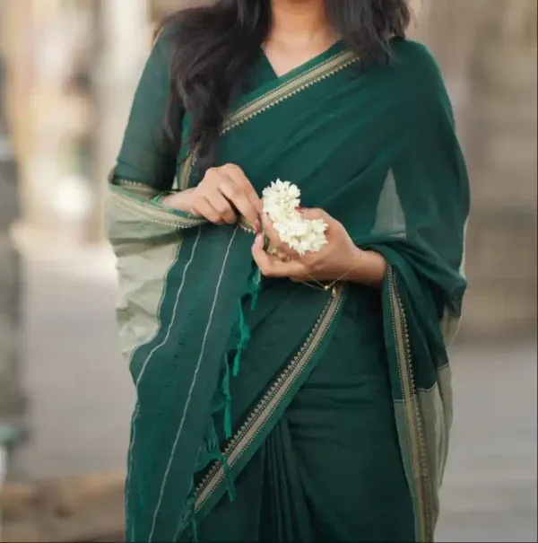 Green_Narayan_pet_pure_cotton_saree