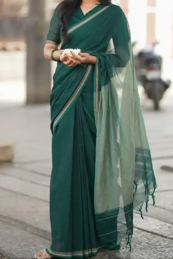 Green_Narayan_pet_pure_cotton_saree