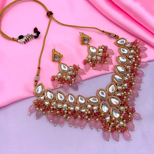 Baby_Pink_Brass_Premium_Kundan_Meenakari_Necklace_Set_For_Women_&_Girls_(08-0524)