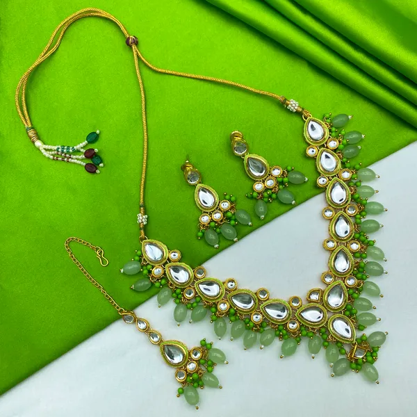 Brass_Premium_Kundan_Meenakari_Necklace_Set_For_Women_&_Girls_(08-0532)