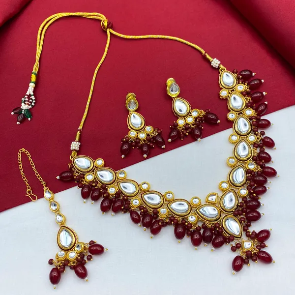 Brass_Premium_Kundan_Meenakari_Necklace_Set_For_Women_&_Girls_(08-0532)