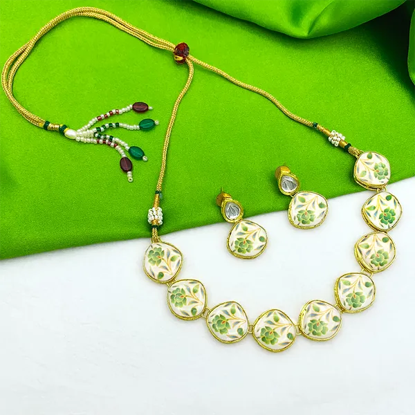 Green_Brass_Premium_Kundan_Meenakari_Necklace_Set_For_Women_&_Girls_(08-0431)