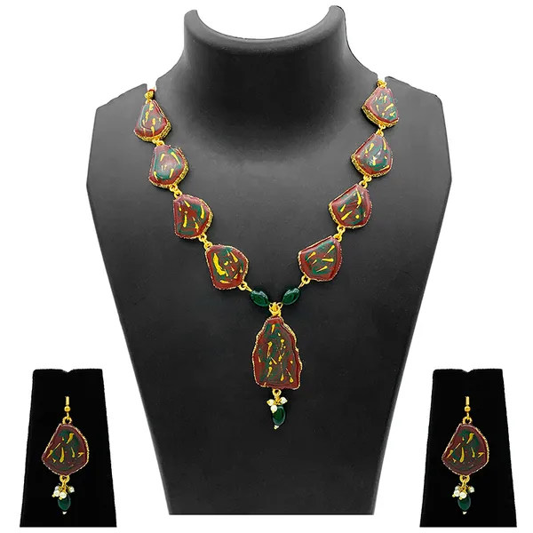 Green_Brass_Premium_Kundan_Meenakari_Necklace_Set_For_Women_&_Girls_(08-0512)