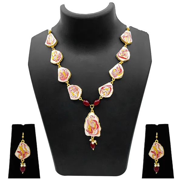 Maroon_Brass_Premium_Kundan_Meenakari_Necklace_Set_For_Women_&_Girls_(08-0512)