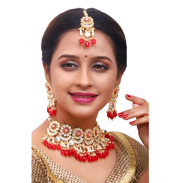 Red_Brass_Premium_Kundan_Meenakari_Necklace_Set_For_Women_&_Girls_(08-0243)
