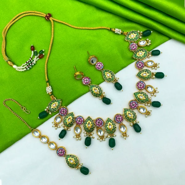 Green_Brass_Premium_&_Elegant_Kundan_Jewellery_Set_For_Women_(08-0543)
