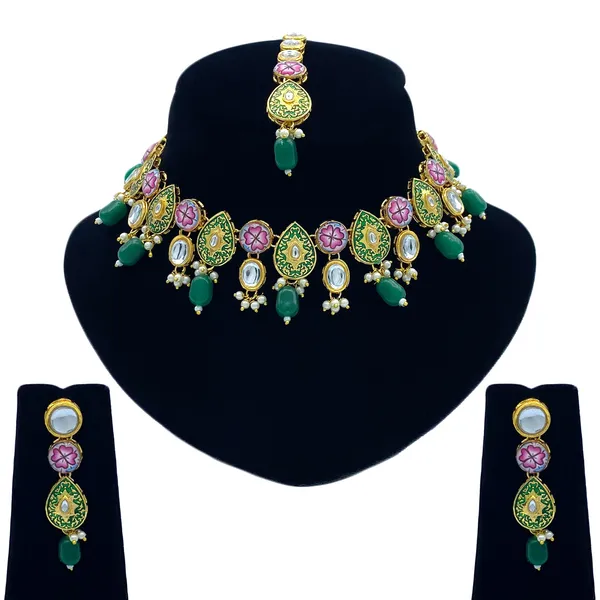 Green_Brass_Premium_&_Elegant_Kundan_Jewellery_Set_For_Women_(08-0543)