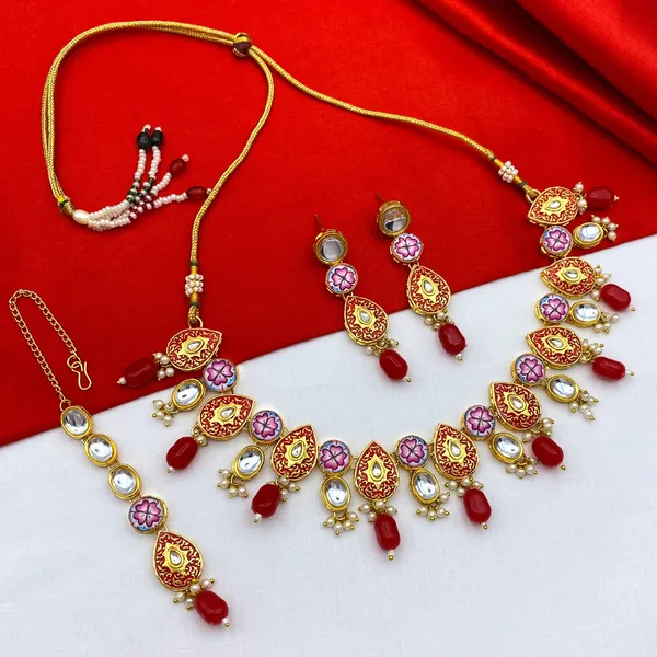 Red_Brass_Premium_&_Elegant_Kundan_Jewellery_Set_For_Women_(08-0543)