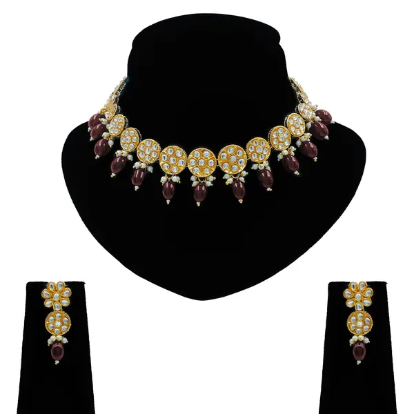 Maroon_Brass_Premium_Kundan_Jewelry_Sets_For_Women__(08-0558)