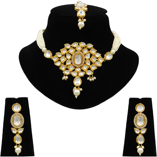 White_Brass_Premium_Kundan_Meenakari_Necklace_Set_For_Women_&_Girls_(08-0510)