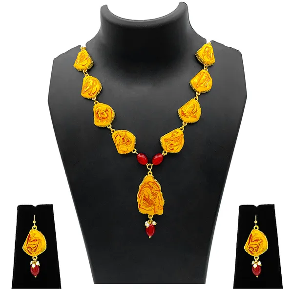 Yellow_Brass_Premium_Kundan_Meenakari_Necklace_Set_For_Women_&_Girls_(08-0512)