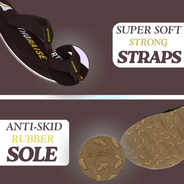 Unisex_ORTHO_Brown__Slipper_With_Soft_Cushion_Sole
