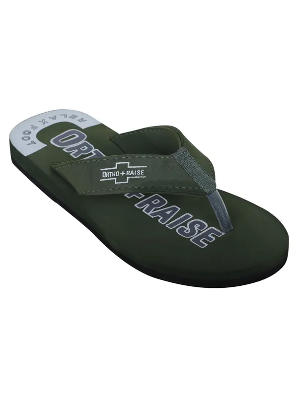 Unisex_ORTHO_Olive_Soft_Slipper_With_Heel_Support