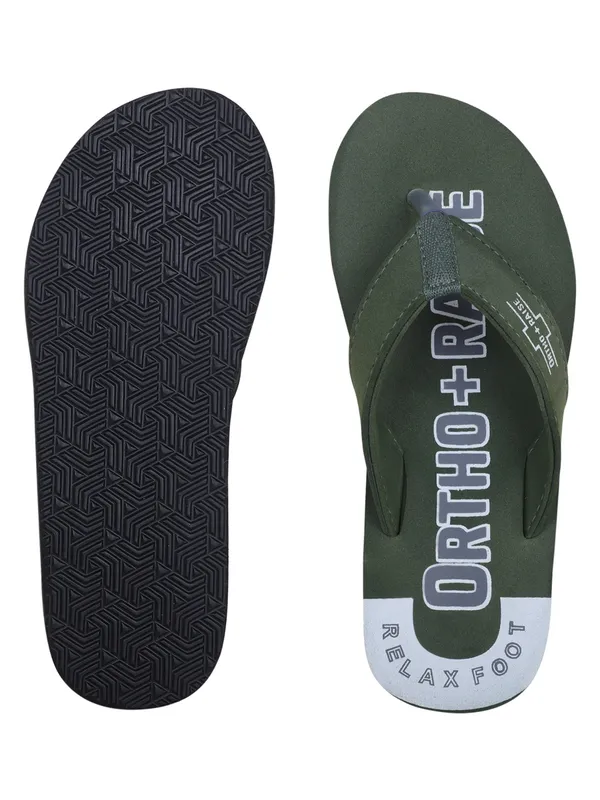 Unisex_ORTHO_Olive_Soft_Slipper_With_Heel_Support