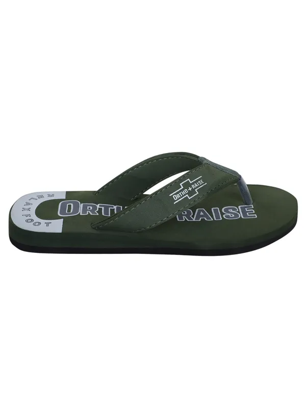 Unisex_ORTHO_Olive_Soft_Slipper_With_Heel_Support