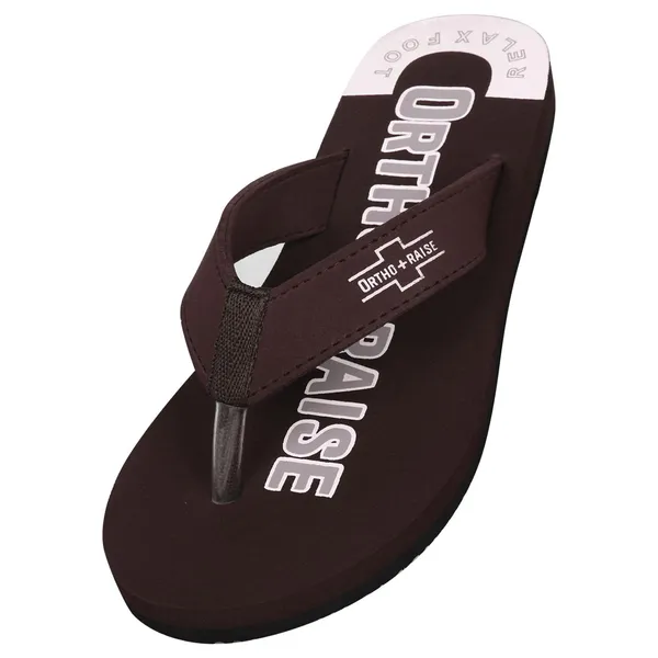 Unisex_ORTHO_Brown_Soft_Slipper_With_Heel_Support