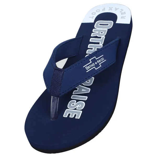 Unisex_ORTHO_Navy_Blue_Soft_Slipper__With_Heel_Support