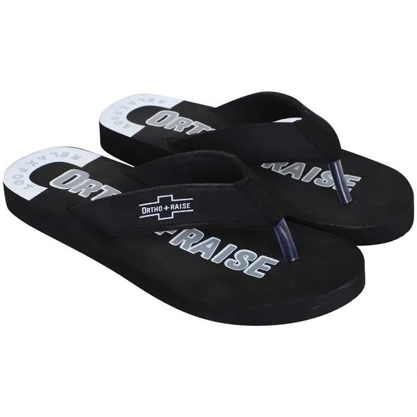 Unisex_ORTHO_Black_Soft_Slipper__With_Heel_Support