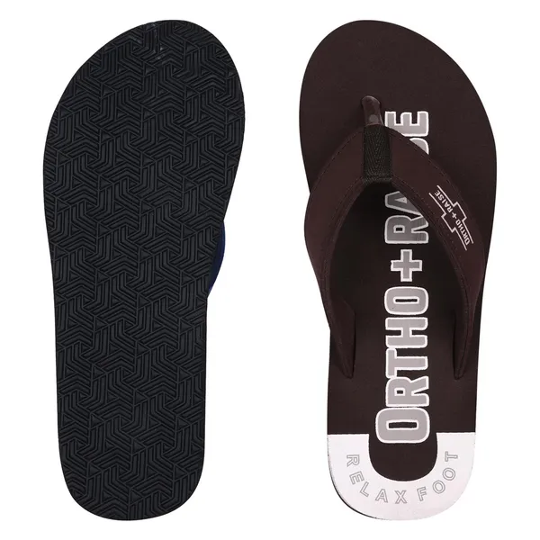 Unisex_ORTHO_Brown_Soft_Slipper_With_Heel_Support