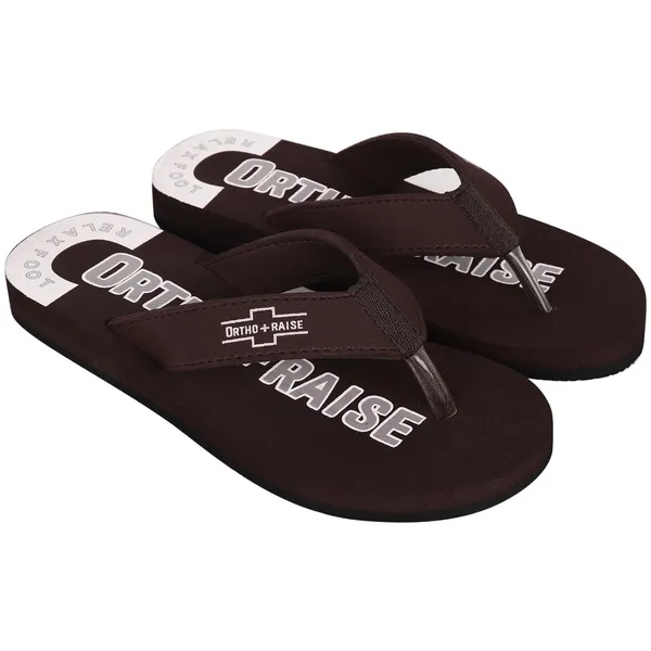 Unisex_ORTHO_Brown_Soft_Slipper_With_Heel_Support