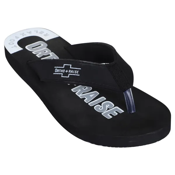 Unisex_ORTHO_Black_Soft_Slipper__With_Heel_Support