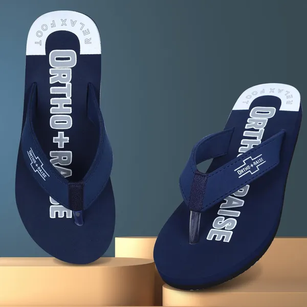 Unisex_ORTHO_Navy_Blue_Soft_Slipper__With_Heel_Support
