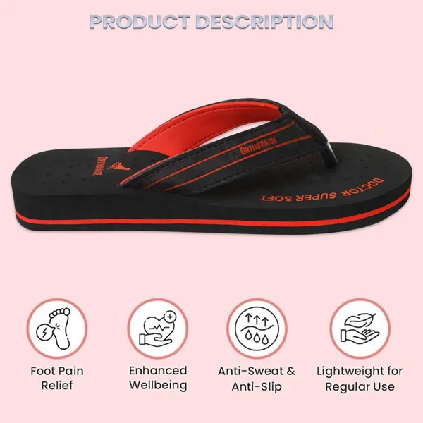 Black_ORTHO_Soft_Slipper_For_Women