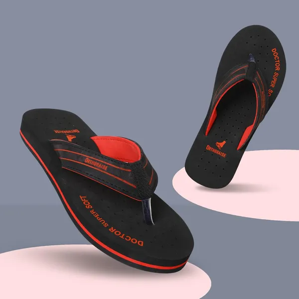 Black_ORTHO_Soft_Slipper_For_Women