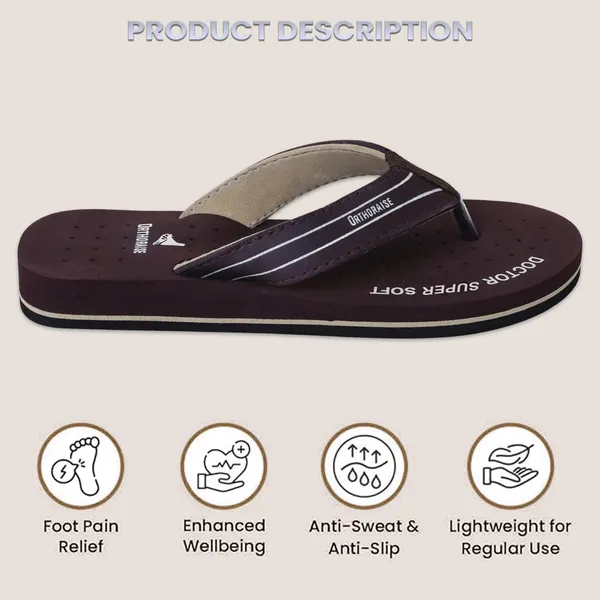 Brown_ORTHO_Soft_Slipper_For_Women