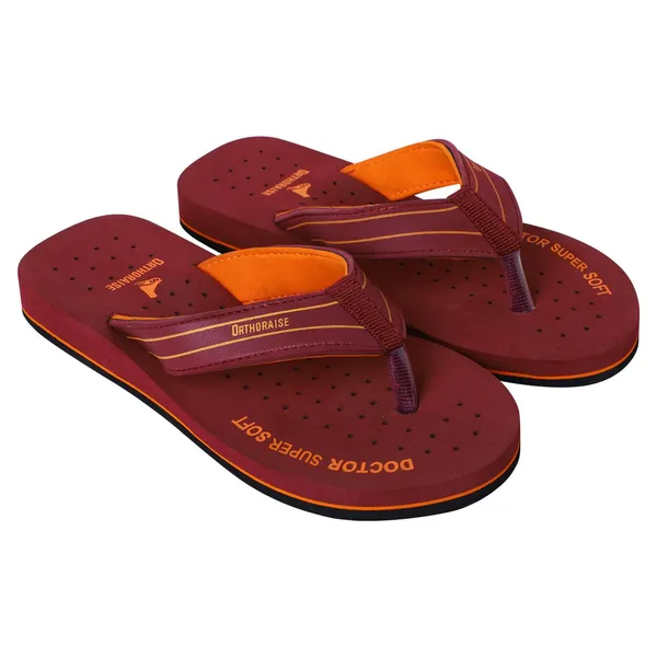 Maroon_ORTHO_Soft_Slipper_For_Women