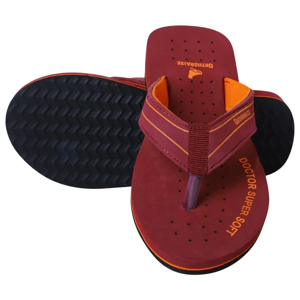 Maroon_ORTHO_Soft_Slipper_For_Women