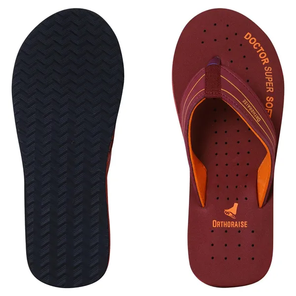 Maroon_ORTHO_Soft_Slipper_For_Women