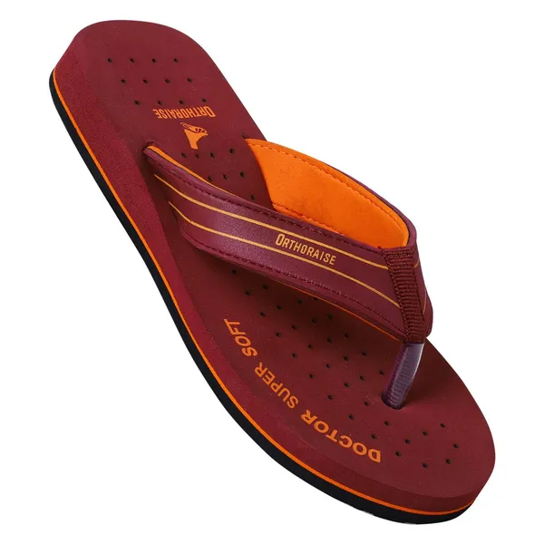 Maroon_ORTHO_Soft_Slipper_For_Women