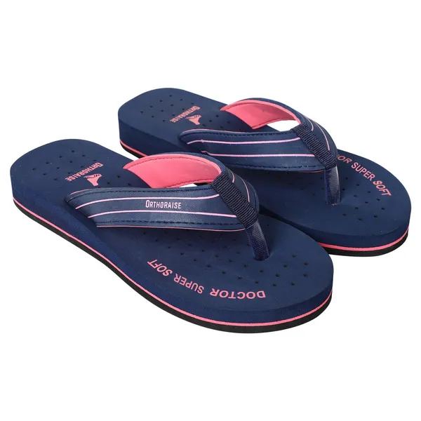 Navy_Blue_ORTHO_Soft_Slipper_For_Women
