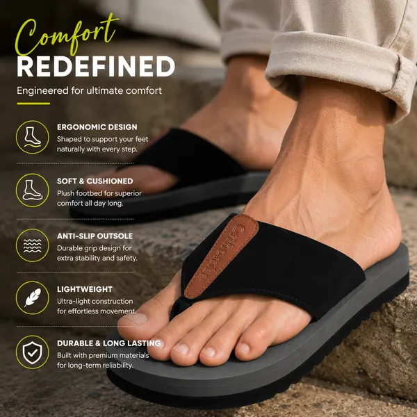Orthoraise_Men's_Orthopedic_Flip_Flops_|_Extra_Soft_Cushioned_Footbed_|_Anti-Slip_Sole_|_Lightweight_Comfortable_Slippers_for_Indoor_&_Outdoor_Use