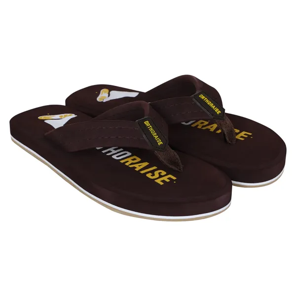Unisex_ORTHO_Brown__Slipper_With_Soft_Cushion_Sole