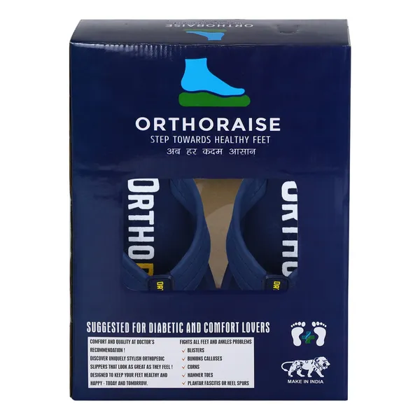 Unisex_ORTHO_Navy_Blue__Slipper_With_Soft_Cushion_Sole