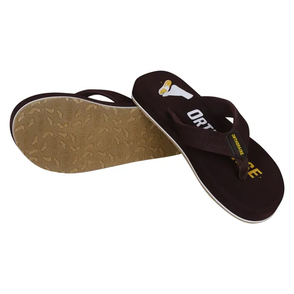 Unisex_ORTHO_Brown__Slipper_With_Soft_Cushion_Sole