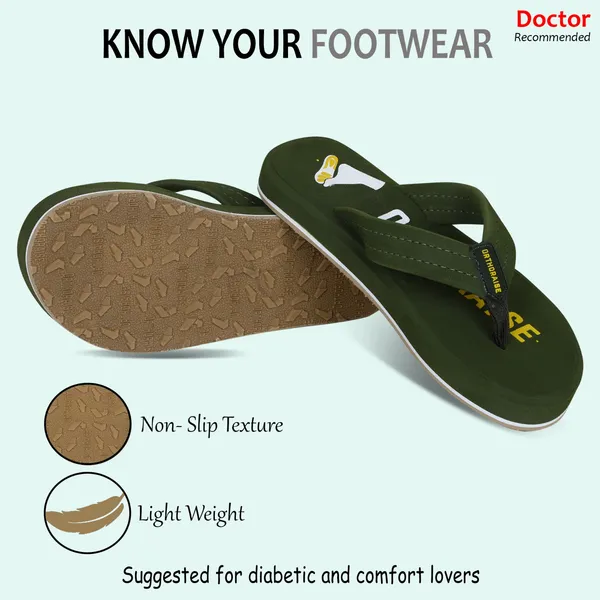 Unisex_ORTHO_Olive__Slipper_With_Soft_Cushion_Sole